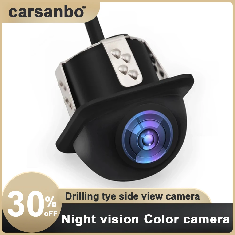 Rearview camera Reversing Auto Parking Reverse rearview Camera Light Night Vision Car Rear View Cameras Waterproof 4 Led Camera