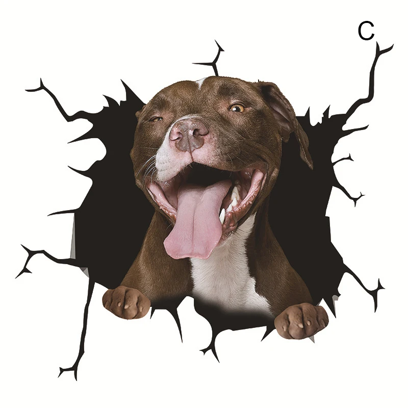 

Funny Car Stickers Electrostatic Decorative Glass Window Decal Sticker Adhesive Simulation Animal Ornament I88