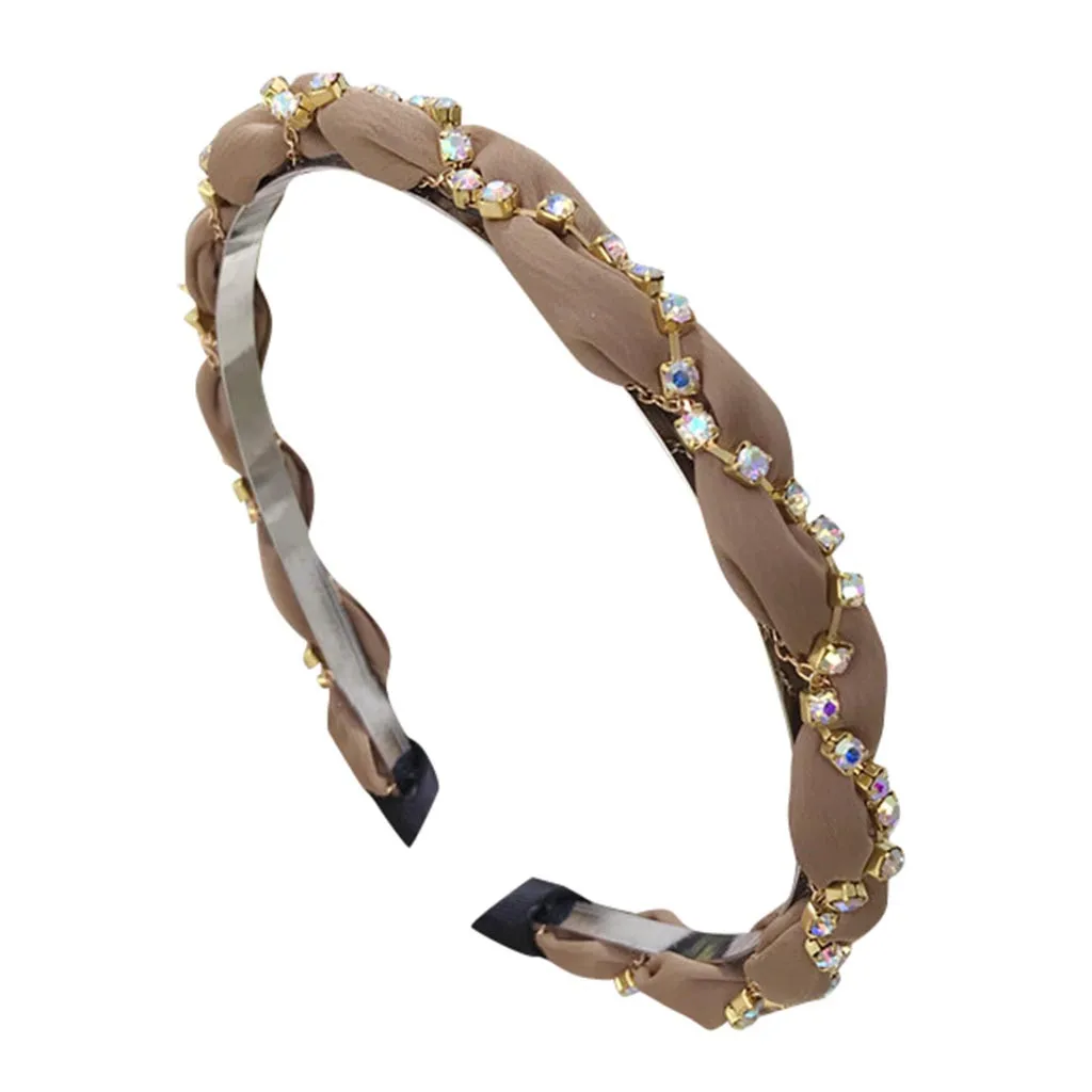 Аксессуары для волос женщин Женская обувь с украшением в виде кристаллов лента