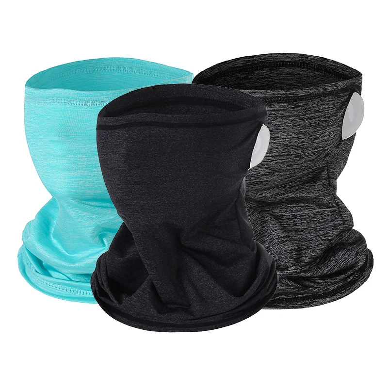 3PCS Bandana Ice Silk Scarf Cycling Scarf Neck Gaiter Hiking Balaclava Magic Headscarf for Men Women Cycling