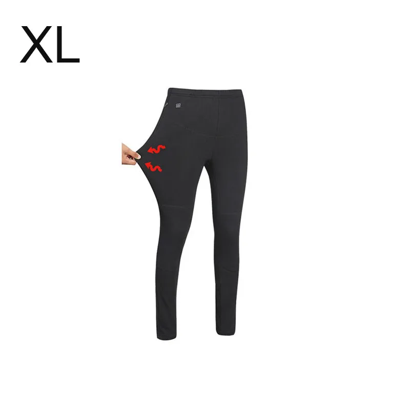 Women XL Теплые кальсоны с электрическим подогревом для мужчин и женщин, с USB подогревом, базовый слой, эластичные кальсоны, утепленное нижнее белье с подогревом для кемпинга, пеших прогулок - Цвет: Women XL