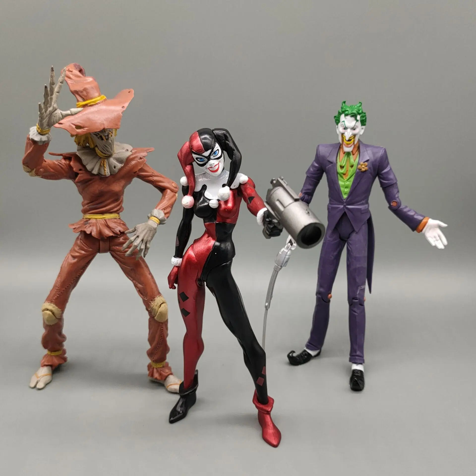 Фото DCD Superhero Ivy-Poison Scare Crow Nitewing Quin The Joke-Man изготовленная на заказ 7-дюймовая свободная фигурка №3