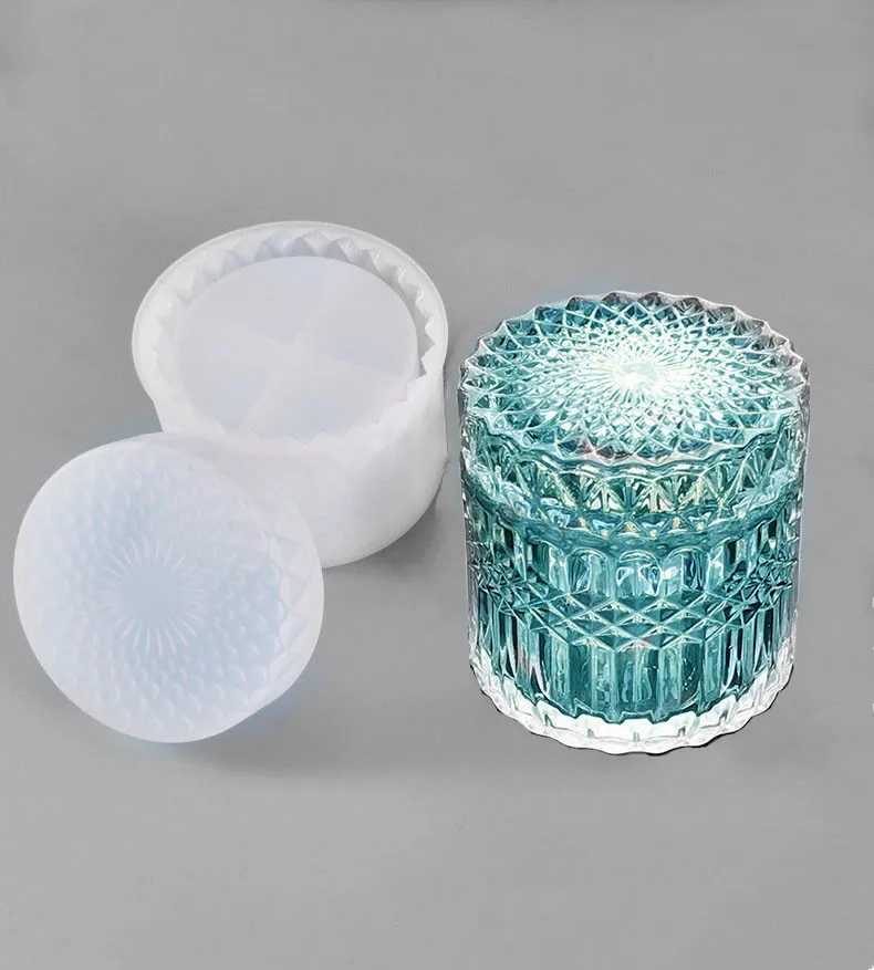 SNASAN силиконовая форма для капельного кристалла конфетная банка коробка хранения