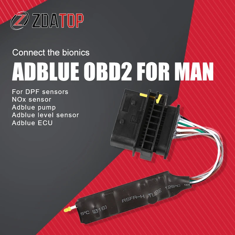 Adblue OBD2 для Man Euro 6 отключить систему AdBlue поддержка насоса EURO6 и подключить эмулятор