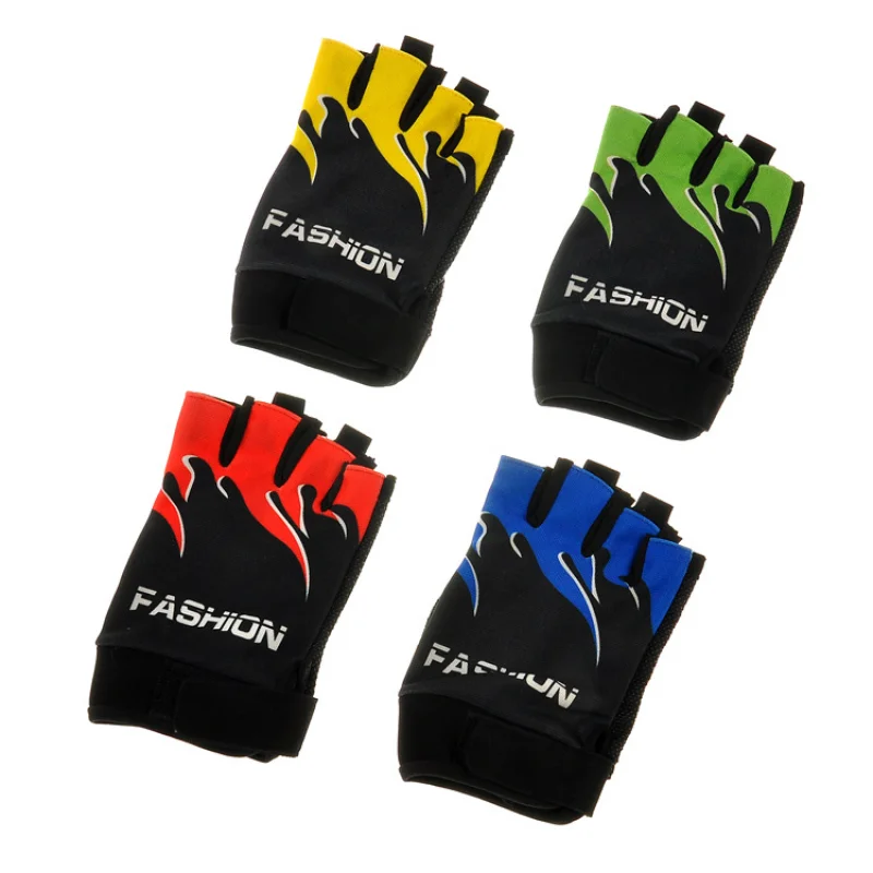

Half-finger Cycling Gloves Men's Thin Non-slip Breathable Sports Anti-skid and Sunscreen fingerless Gloves Mountain Bike Gloves