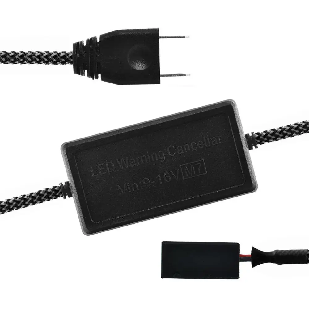 2 шт. HID H7 Canbus нагрузки проводка резистора жгут декодер Предупреждение