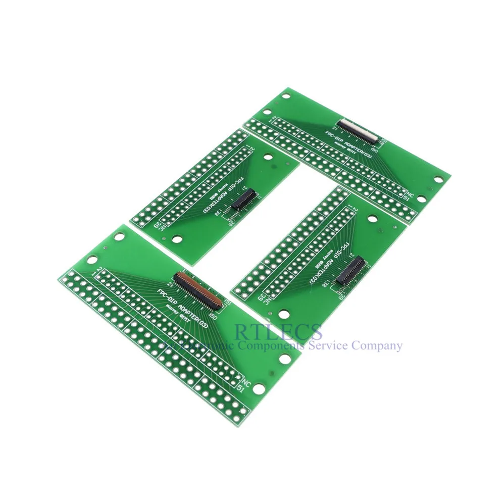 

2 pcs Flexible Flat Cable 25 31 39 45 51 Pin 0.3 mm Adapter to 2.0 2.54mm through holes PCB Converter LVDS MIPI Touch Screen