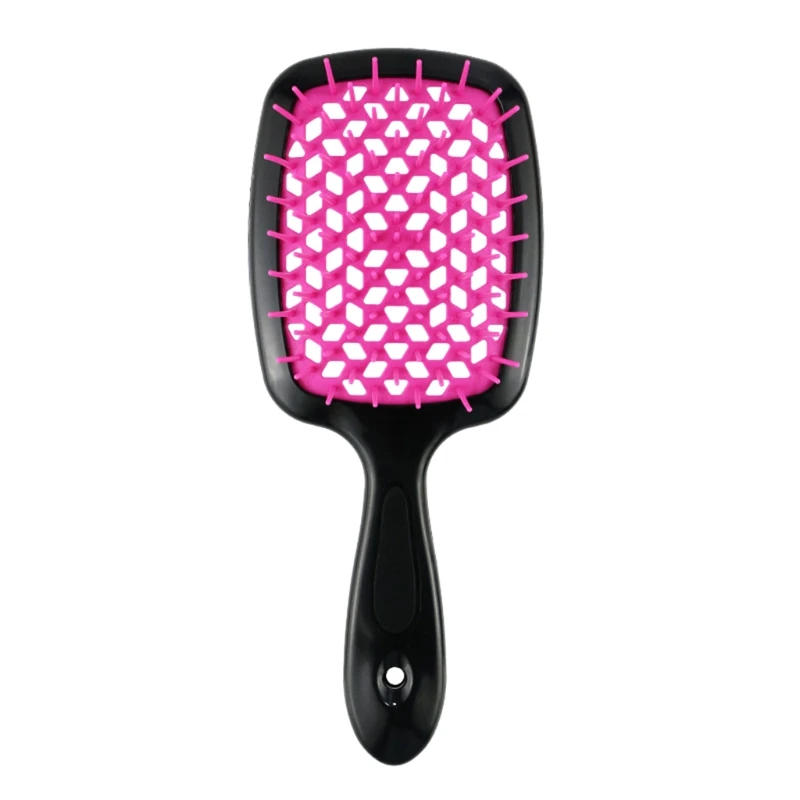 

Y98B Wide Teeth Air Cushion Combs Women Scalp Massage Comb Hair Brush Hollowing Out