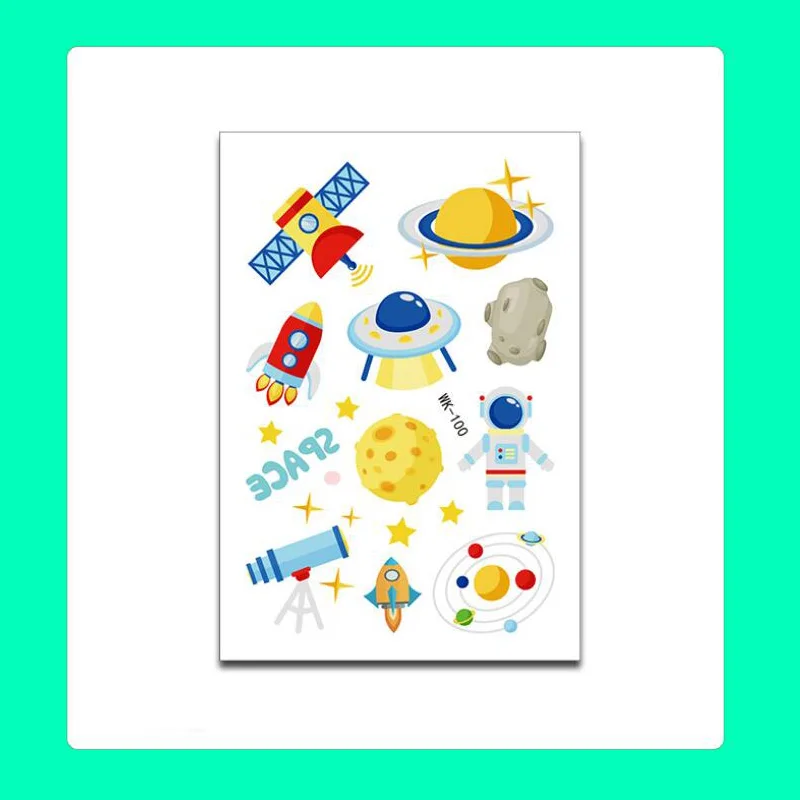 Временные татуировки Hyun A 10 шт. милые наклейки и переводки Детские боди-арт