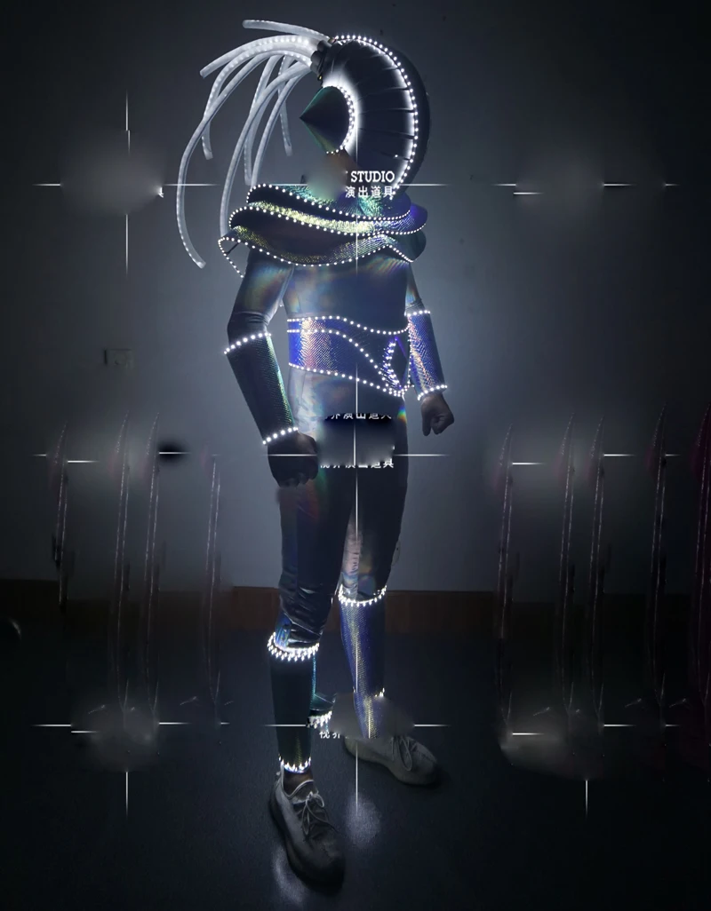 Мужской костюм для мышц танцевальная одежда бара Gogo ночной клуб DS технология