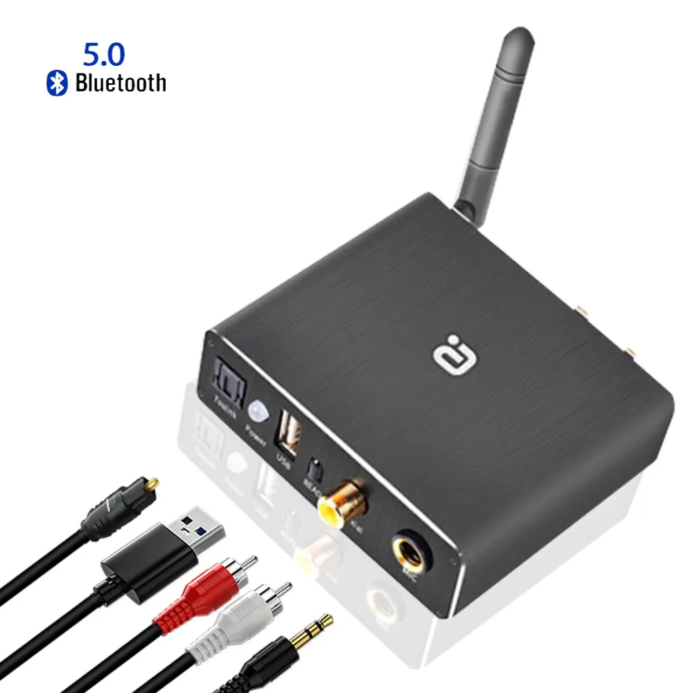 Беспроводной приемник Bluetooth 5 0 U диск проигрыватель KTV микрофон оптический