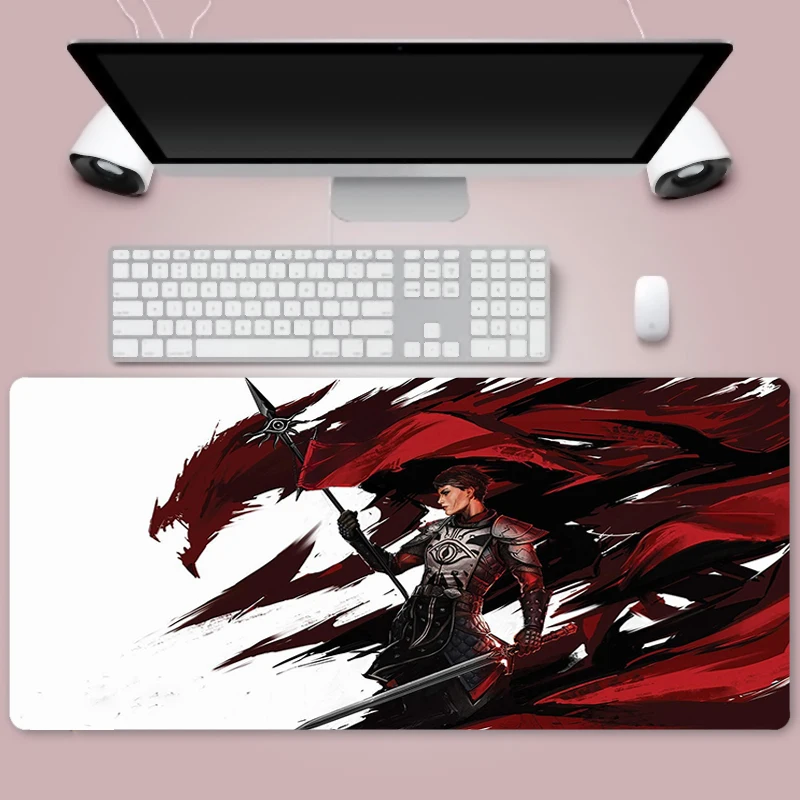 

Dragon-Age Mouse pad HD Pattern Office Desk Padmouse Anime Keyboard Computer 900x400MM Play Mats for Gamer Player Mouse Pad
