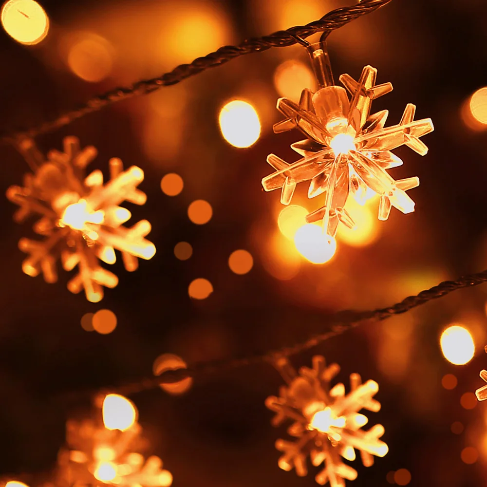 Снежинка USB светодиодный светильник рождественские украшения s Рождественский