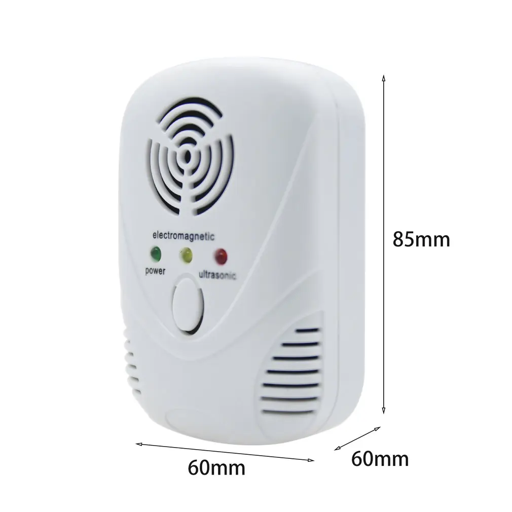 

Electronic Ultrasonic Mouse Killer Mouse Cockroach Trap Insect Mosquito Repeller Rats Spiders Practical Pest Control Device