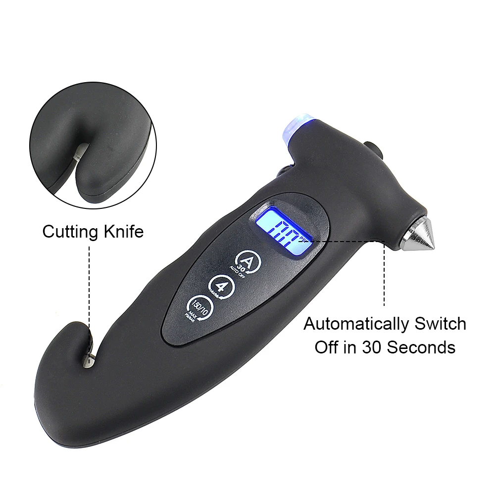 5 в 1 шин Давление цифровой датчик мониторинга шины для легковых автомобилей