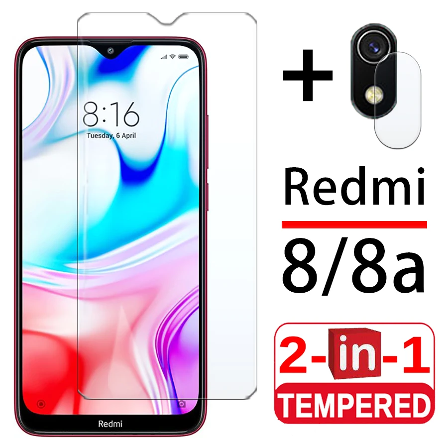 2 в 1 Защитное стекло для xiaomi redmi 8 8a|Защитные стёкла и плёнки телефонов| |