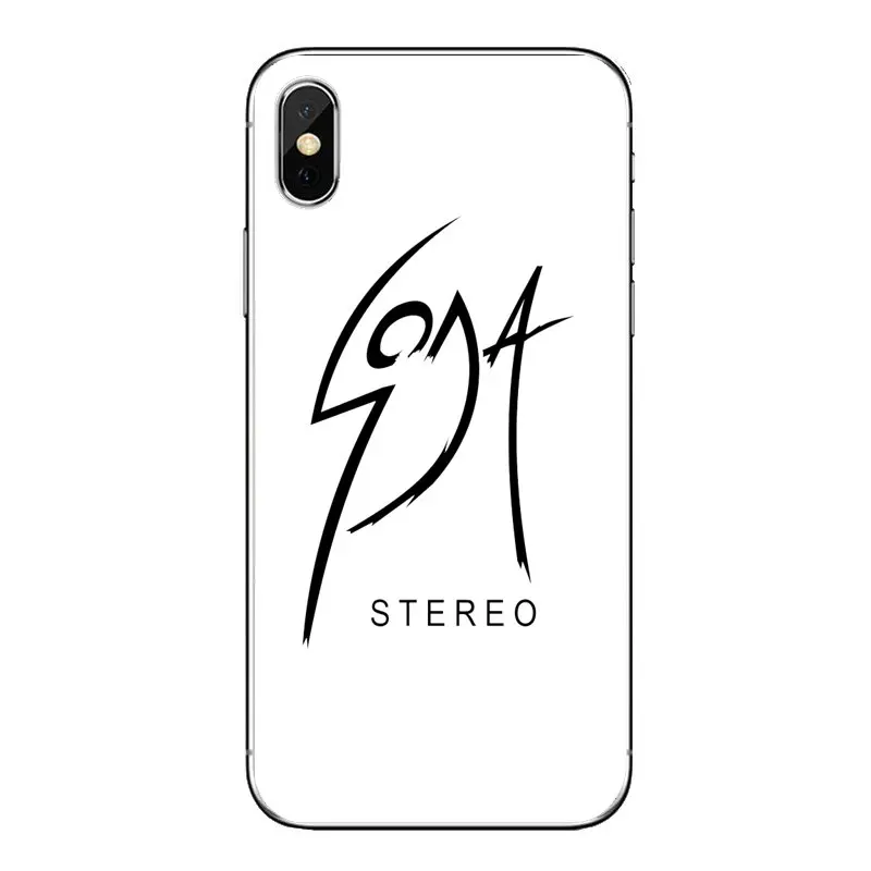 Soda Stereo Argentine band Logo Soft Transparent Cases For Samsung Galaxy S3 S4 S5 Mini S6 S7 Edge S8 S9 S10 Plus Note 3 4 5 8 9 |