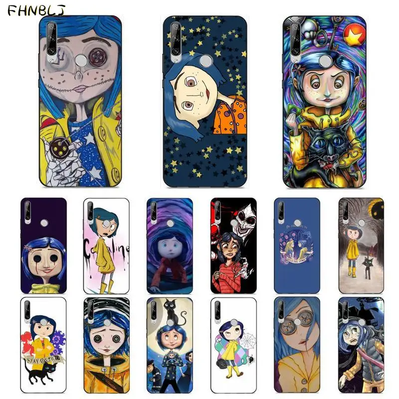 FHNBLJ Coraline and the magic door Printing Drawing Phone Case Cover for huawei 7S 7 PRO 9 6 Y5 PRIME 2018 Y7 9 5 6 PRO 2019