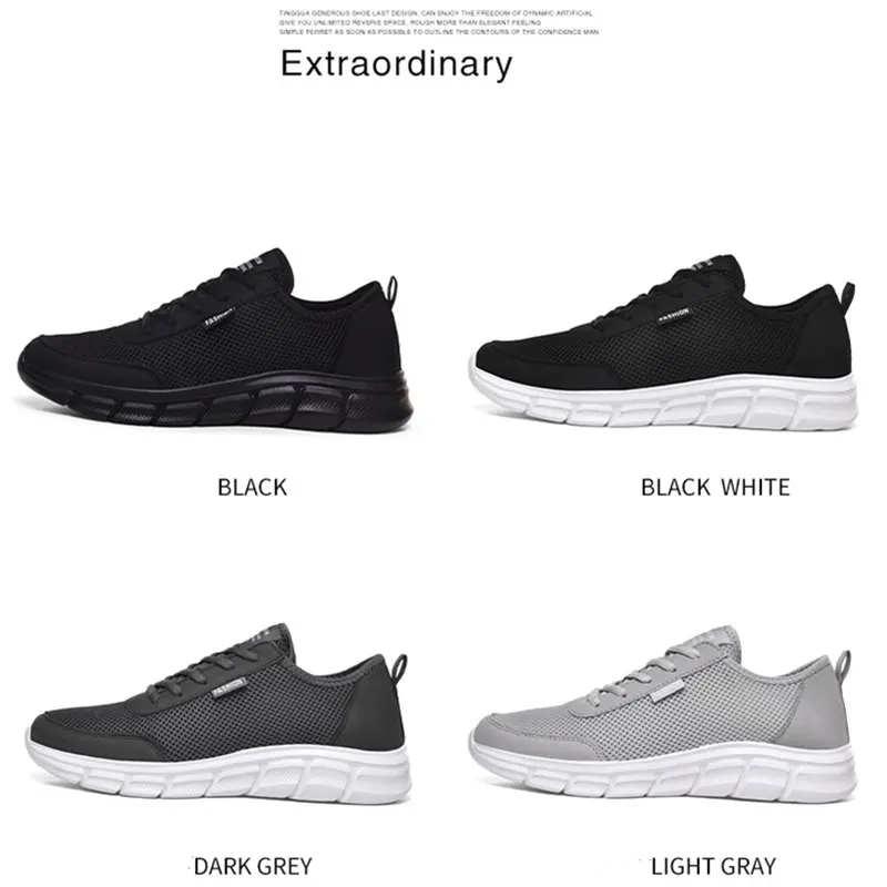 Мужские кроссовки для бега дышащая Нескользящая удобная сетчатая спортивная