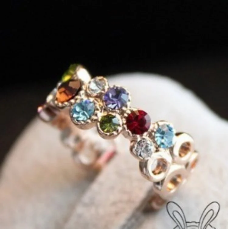 Женский подарок красивый сплав Гальваническое кольцо дамское романтическое