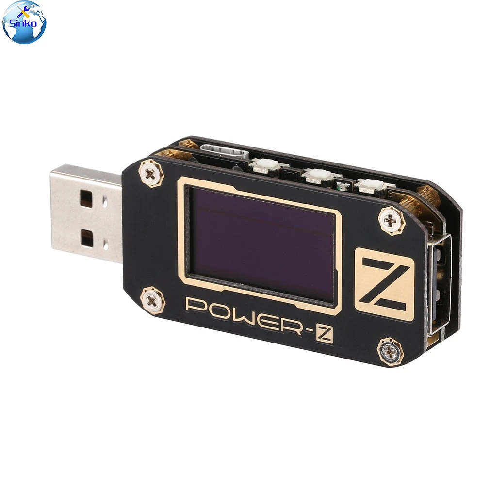 USB тестер ChargerLAB POWER Z PD цифровой измеритель напряжения и пульсации тока двойной Type