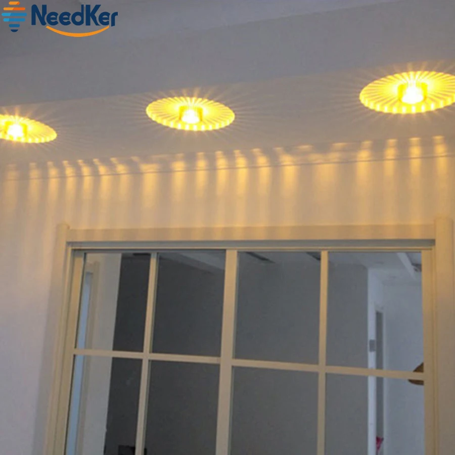 Светодиодный настенный светильник в виде подсолнуха Современная комнатная