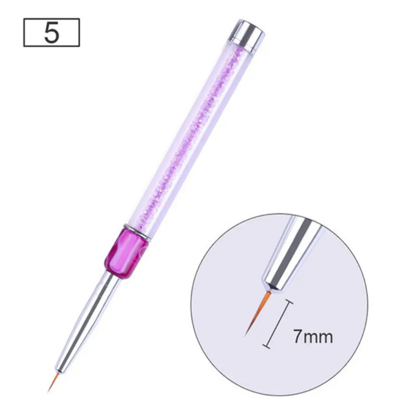 Кисть для УФ-геля лайнер ручка рисования акриловый рисунок ногтей градиентный