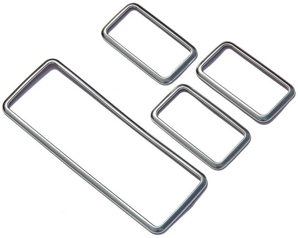 ABS хромированный переключатель стеклоподъемника автомобиля рамка отделка 4 шт.
