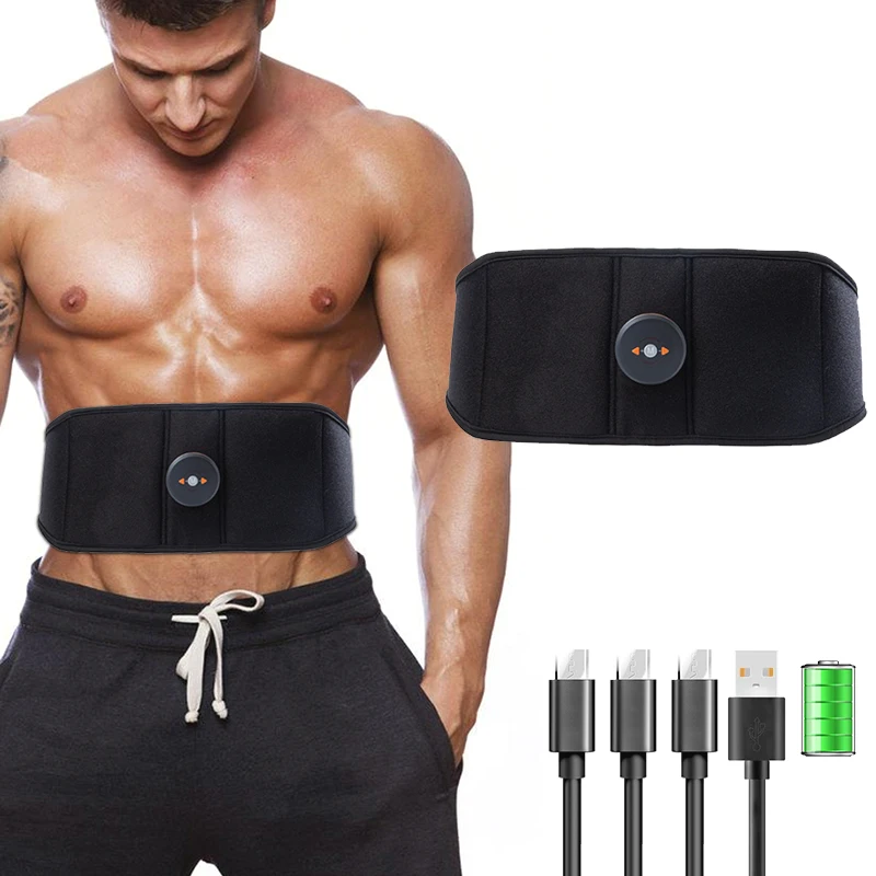 Поддержка талии фитнес-тренажер для живота Вибрационный массажер мышц