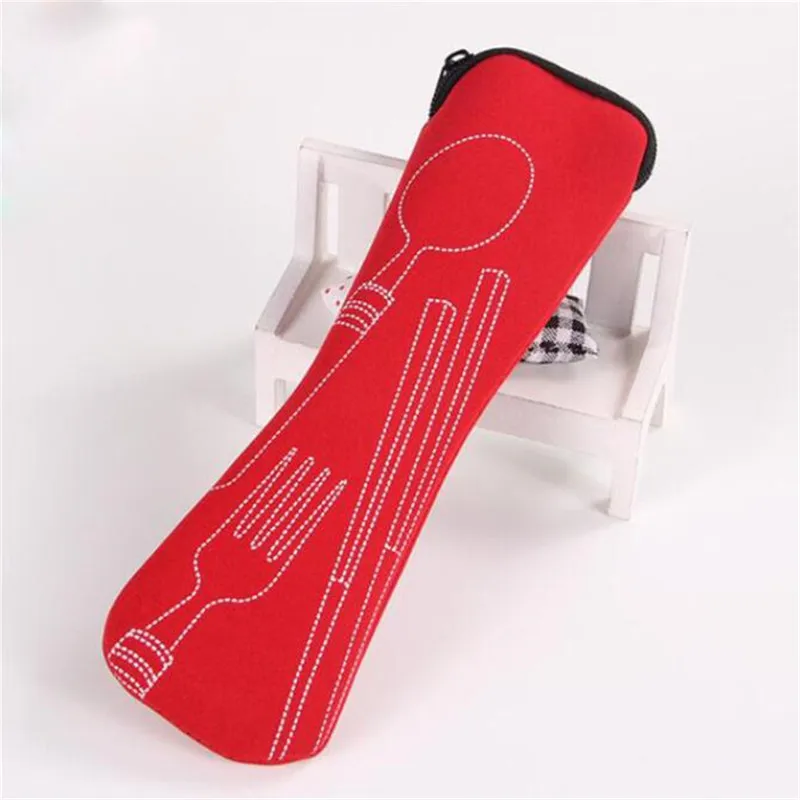 Коробка для посуды Портативный откидная крышка Тип столовые приборы чехол Кухня