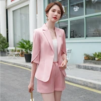 formal uniform designs women business suits with shorts and jackets ladies office work wear spring summer professional blazers