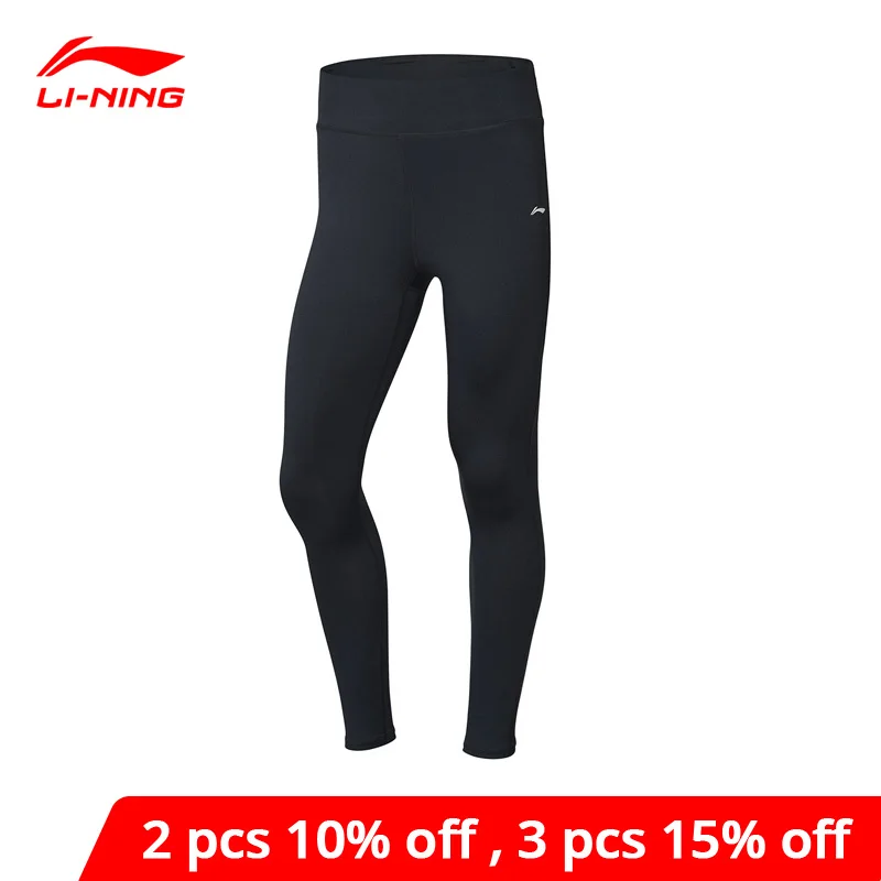 Женские тренировочные спортивные брюки Li Ning облегающие базовые штаны из 83%