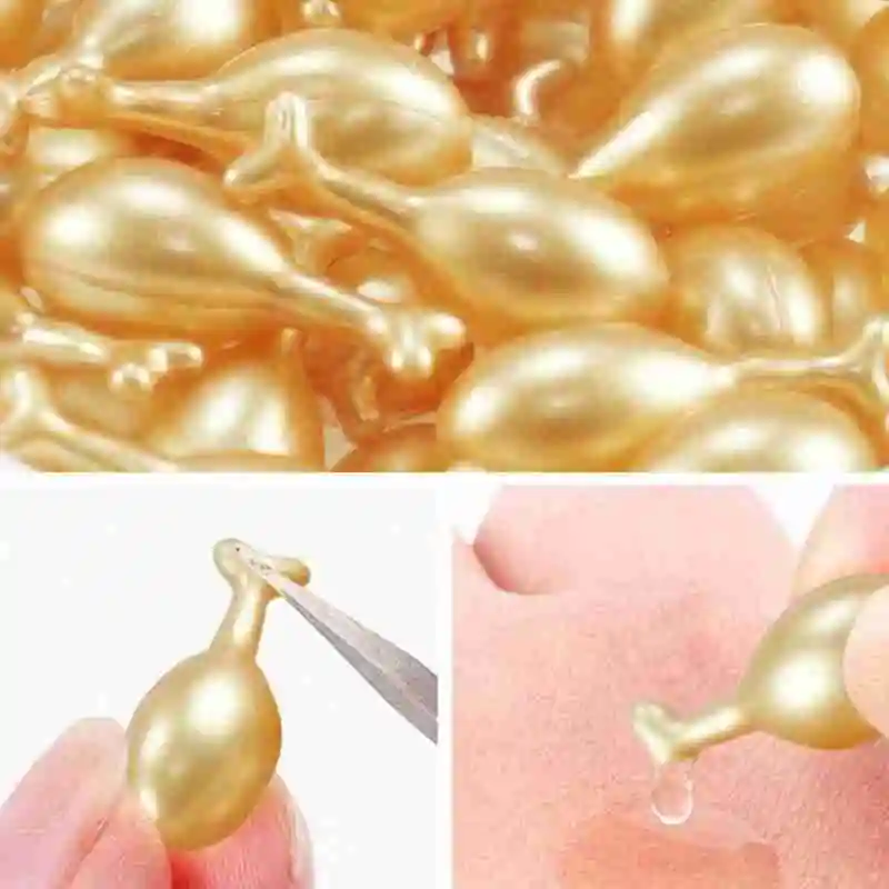 

Vitaminis Face Serum Placenta Capsule Essence Dilute face Skin Whitening Fine Lines Anti-aging Care Anti W8B1