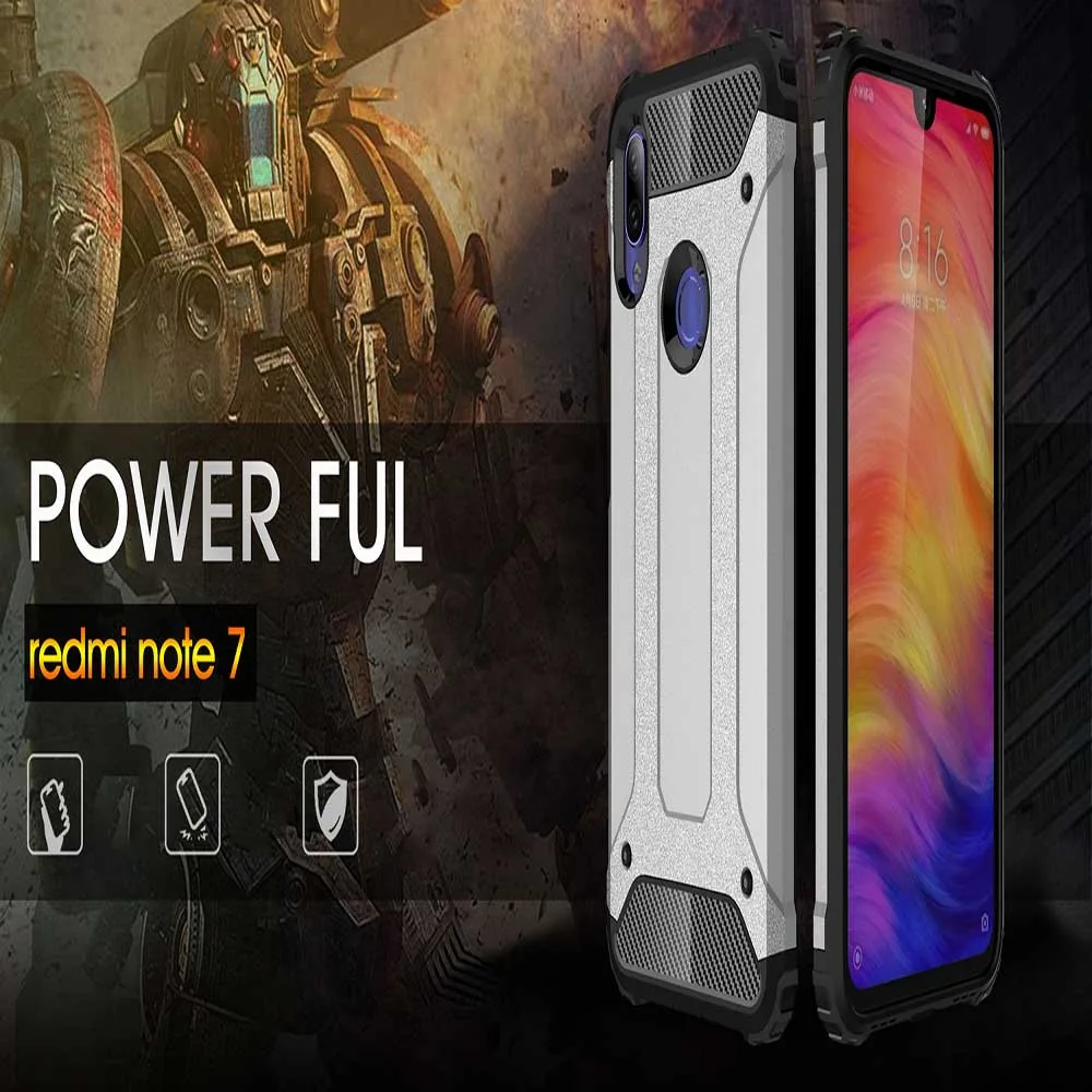 

Armor Case For Xiaomi Redmi Note 7 Pro 7s Mi 8 9 Pro Lite Max Mix 3 2 2s Cc9e Cc9 9t 9se 8se 5x 6x A1 A2 A3 Lite 6 Plus F1 Cover