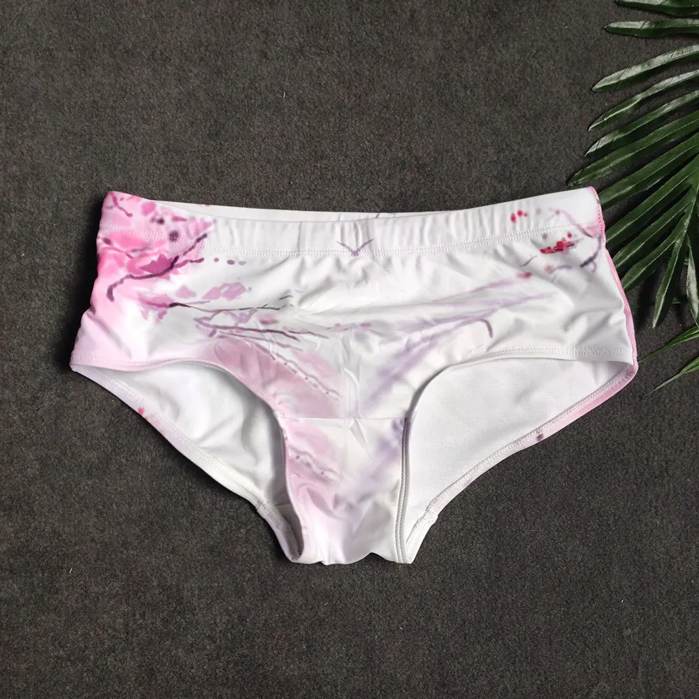 Мужские купальники плавки с цветочным принтом для серфинга бикини модные