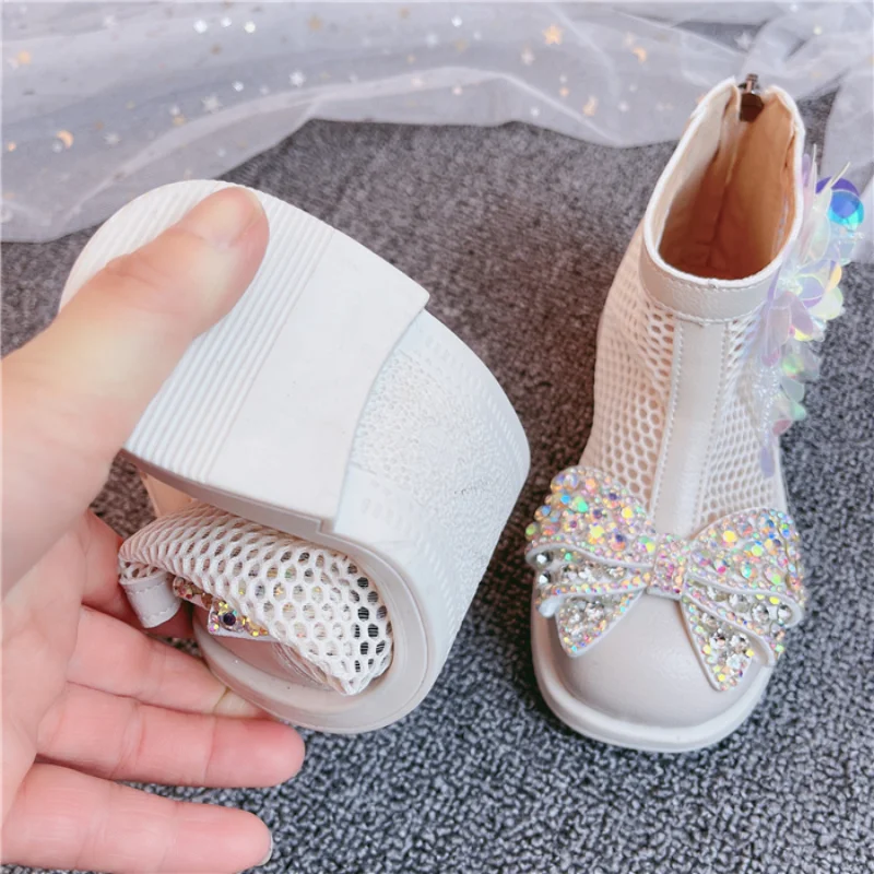 Детская обувь 2021 сезон лето осень Модная одежда для девочек с украшением в виде