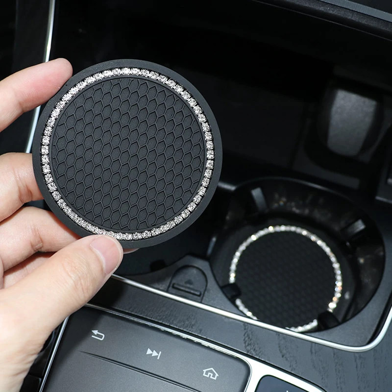 

2pcs Car Cup Holder Coaster Non slip Pad Mat For Chevrolet Cruze Aveo Lacetti Captiva Cruz Spark Orlando Epica Sail Sonic Lanos