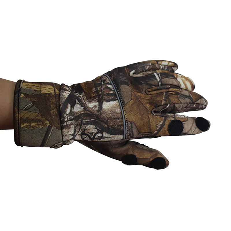 Спортивные камуфляжные лыжные перчатки для взрослых зимние теплые