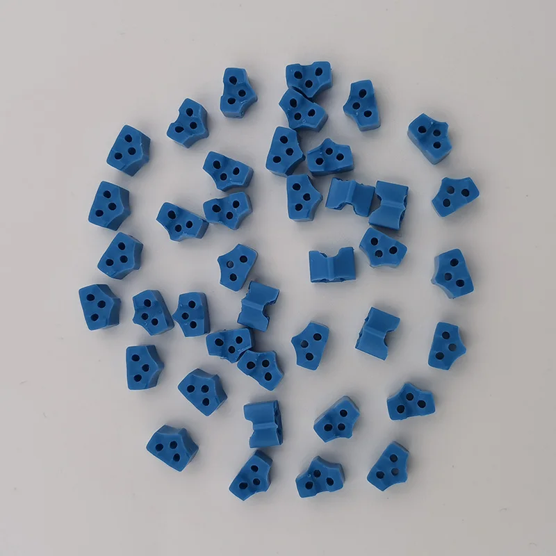 

40pc/bag Dental Silicone Add On Fixing Wedges Rubber TOP BM Dental Ring Tine Silicone Dental Wedges Rubber 1.861 Dental Material