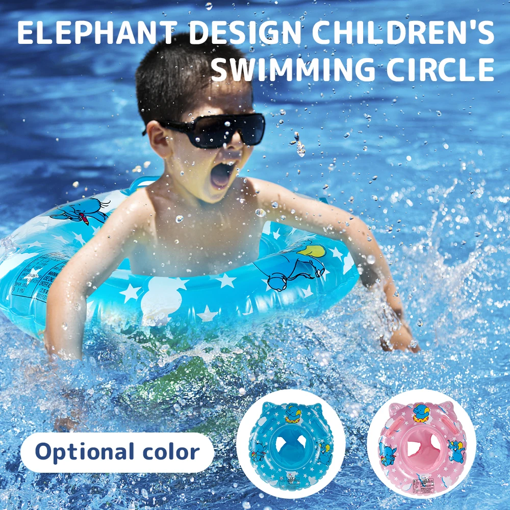 

Baby Kid Inflatable Swimming Ring Handle Seat Float Ring Raft Chair Swimming Toy New Dropship