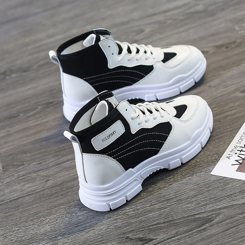 

Thick Soled Black Martin Boots Women Fashion Spring Thick Soled Single Boots British Style Women Short Boots Women Single Shoes