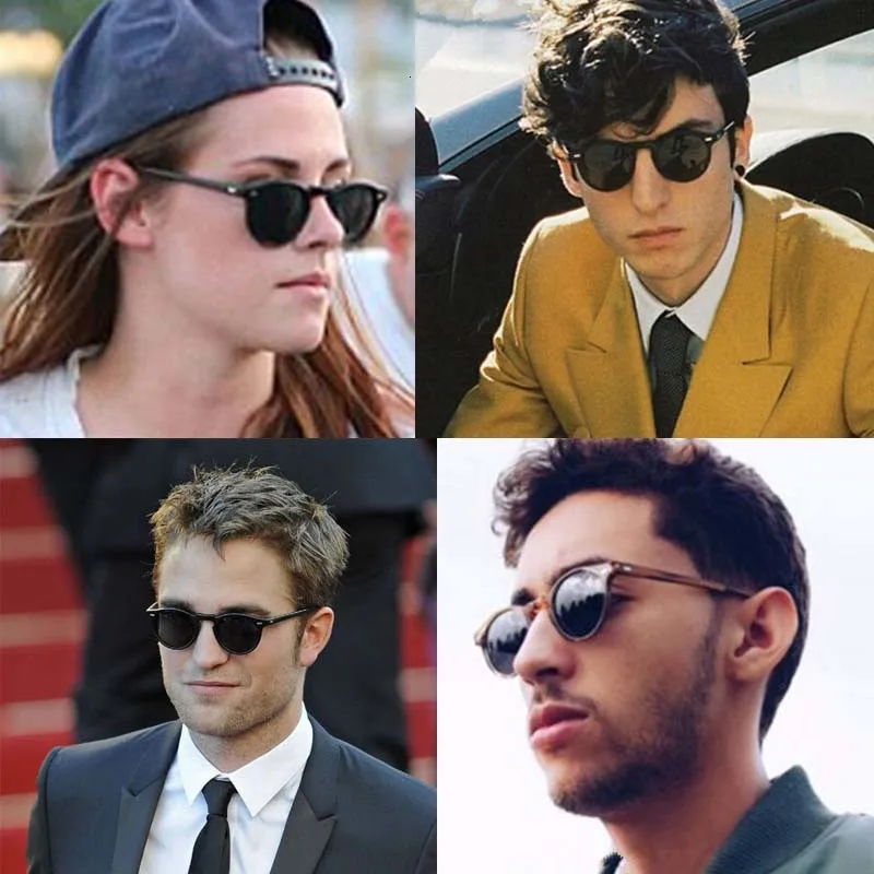 

Fashion Round Cat Eye Sunglasses Retro Men Brand Design Women Shades Sun Glasses Male Female UV400 Oculos De Sol