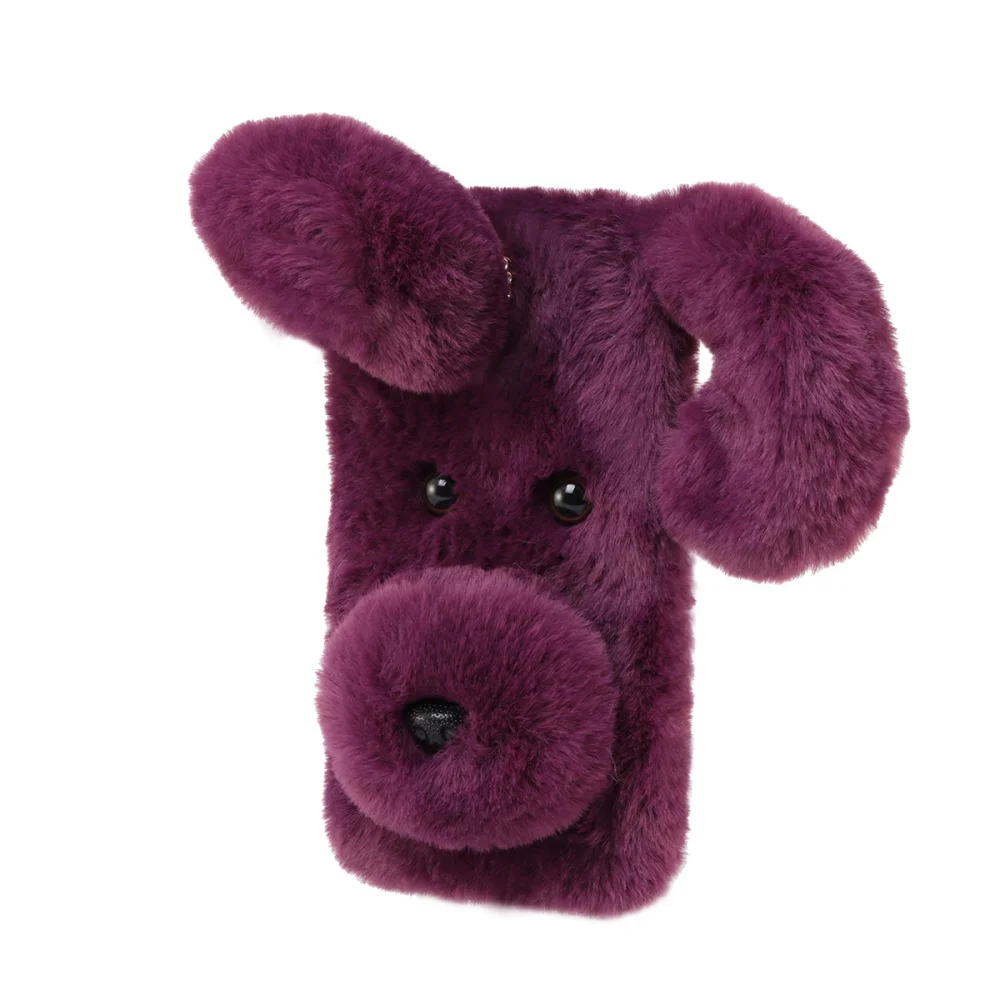 1 шт. чехол для телефона мягкий плюшевый противоударный с рисунком собаки Xiaomi Redmi