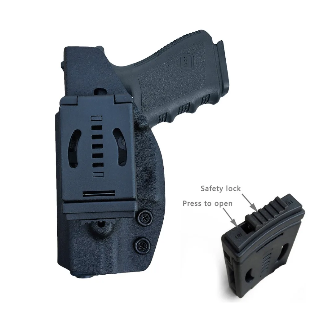 BBF Make OWB KYDEX кобура подходит для: Glock 19 19x23 32 17 22 3125 26-27 33 30s кобура для пистолета пояс Вне носить кейс для пистолета чехол