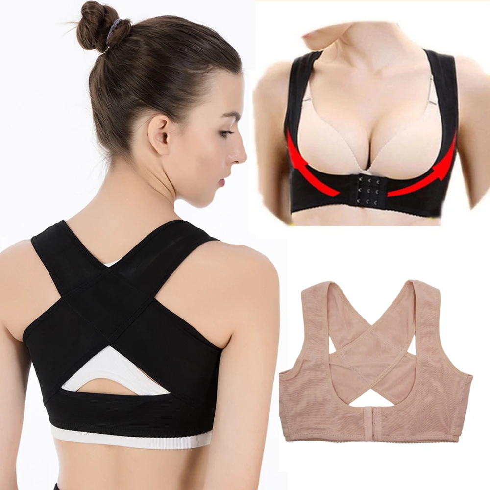 Adjustable Women Chest Posture Corrector Upper Back Shoulder Support Belt Body Shaper Corset For Fack Spine Brace Orthotics |