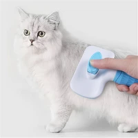 dog hair removal comb grooming cats flea comb pet comb pet automatic non slip brushs for dogs cats cleaning supplies