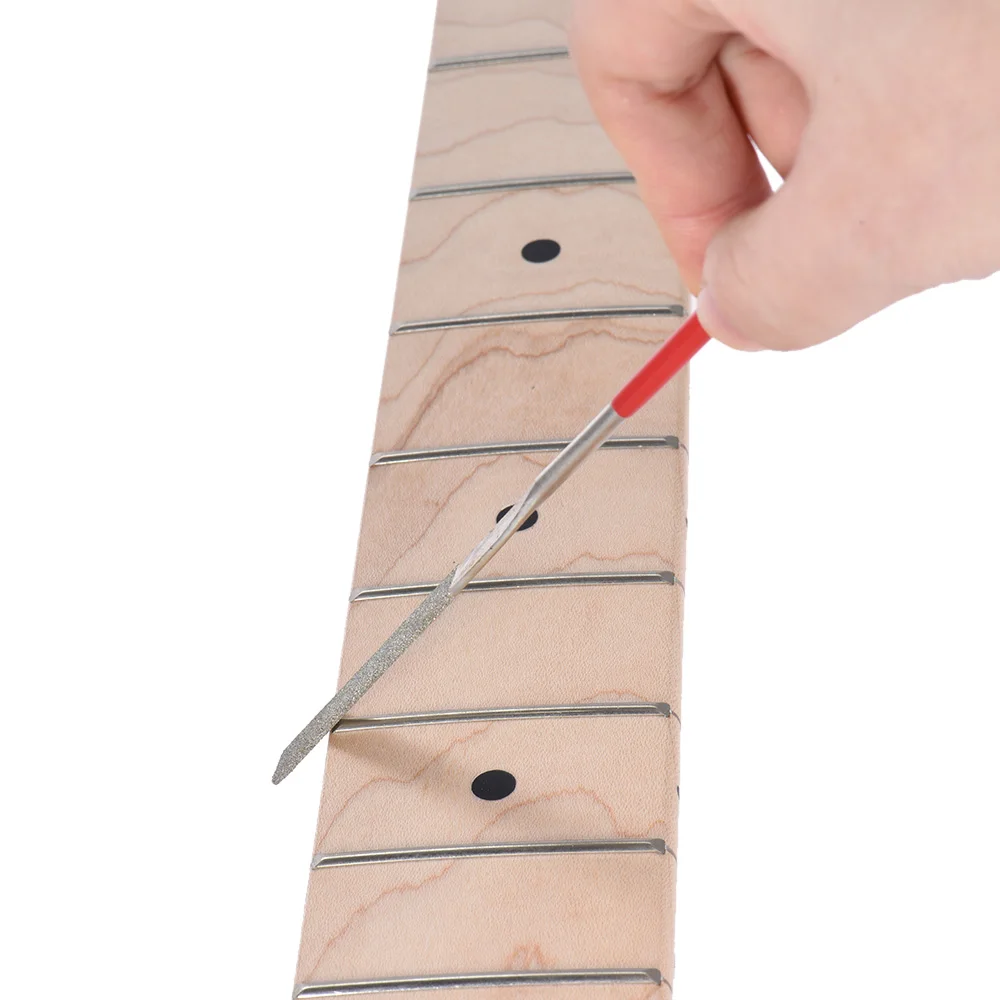 Гитарные Гайка Седло слот накладку файл для шлифовки Группа Комплект