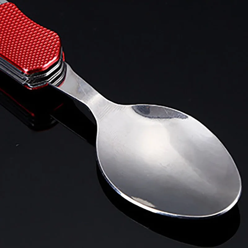 Многофункциональная уличная посуда нож вилка ложка складные наборы из