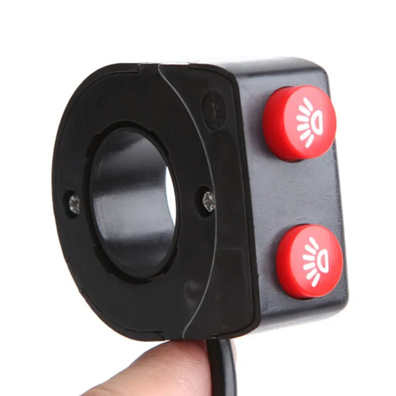 7/8 ''Мотоцикл Велосипед Руль выключен кнопка головы пятно противотуманный