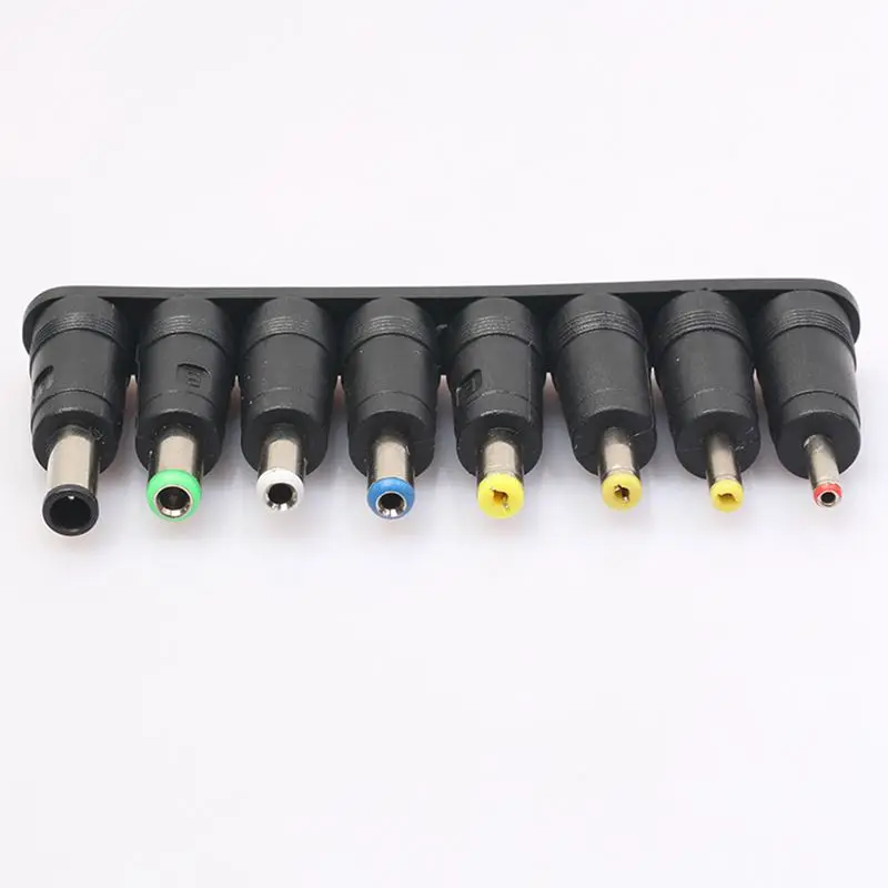 Универсальный 1 набор = 8 шт./компл. 5pin Jack вилки DC для ноутбука AC адаптер питания